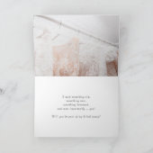 Pastel Flowers Serez-Vous Ma Carte D'Épouse (Intérieur)