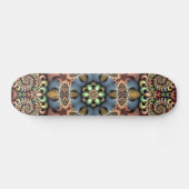 pastel flowers skateboard (Horizontaal)