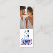 Pastel fluistert Meadow Bladwijzer Bewaar de datum Contactkaartje (Voorkant)