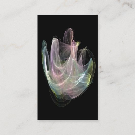 pastel fractal Energy Visitekaartje (Voorkant)