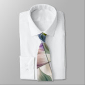 Pastel fractale bloem Abstract Stropdas (Gebonden)