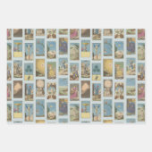 Pastel  Franse Tarot Kaart Inpakpapier Vel (Voorkant 2)