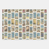 Pastel  Franse Tarot Kaart Inpakpapier Vel (Voorkant)