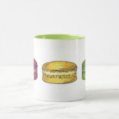 Pastel French Bakery Macaron Cookie Pastry Baking Mok (Midden)