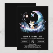 Pastel Fun Tiger Verjaardag Kaart (Voorkant / Achterkant)