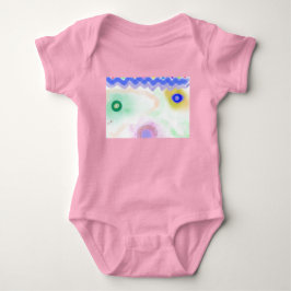 Pastel Galaxies Impressionist Art Baby Bodysuit