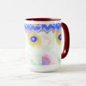 Pastel Galaxies Impressionist Art Mug (Devant droit)