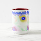Pastel Galaxies Impressionist Art Mug Mok (Midden)