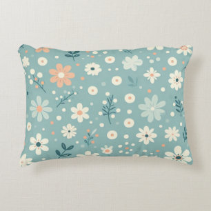 Pastel Garden Delight Accent Kussen