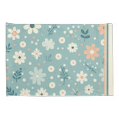 Pastel Garden Delight Kussensloop (Achterkant-Rechts)