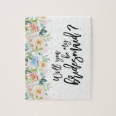 Pastel Garden Floral Bridesmaid Proposition Puzzle (Vertical)