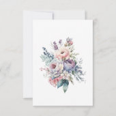 Pastel Garden Floral Carte de remerciements (Dos)