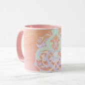 Pastel Garden Harmony – Nature Artwork Mok (Voorkant links)