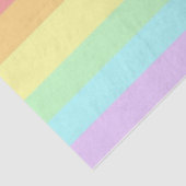 Pastel Gay LGBT Pride Month Flag Tissuepapier (Detail)