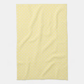Pastel Gele Stippenpatroon Theedoek (Verticaal)