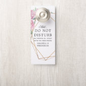 Pastel Geometric Peonies Floral Wedding (Op knop)