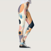 Pastel Geometrics Leggings d'entraînement pour fem (Droite)