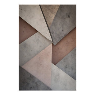 Pastel Geometrie Perfect Poster