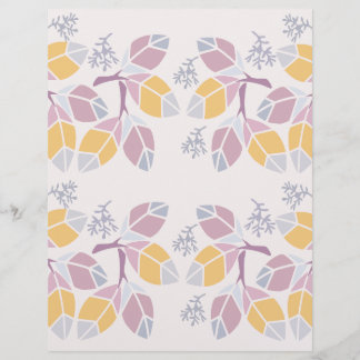 Pastel Geometrisch blad 