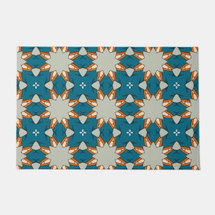 Pastel Geometrisch Patroon – Zachte Abstracte Kleu Deurmat