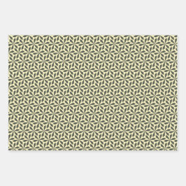 pastel geometrische design inpakpapier vel