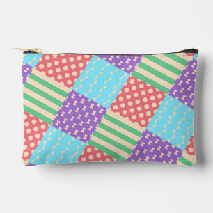 Pastel geruite streep lint stip geometrisch etui