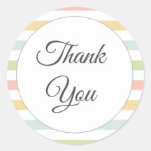 Pastel gestreept, kleurrijk dank u