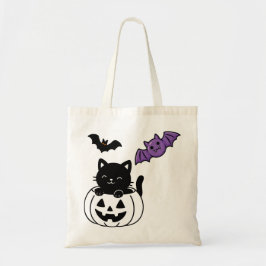 Pastel Ghost Halloween Tote Tas
