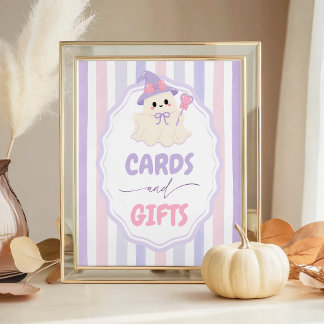 Pastel Ghost Kaarten & Cadeaus Tafelbord 8x10 Reclamebord Met Voetstuk