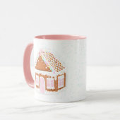 Pastel Gingerbread House Mug (Devant gauche)