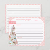 Pastel Gingerbrood Suiker Cake Recipe Kaart (Voorkant / Achterkant)