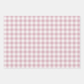 Pastel Gingham Inpakpapier Vel (Voorkant 3)