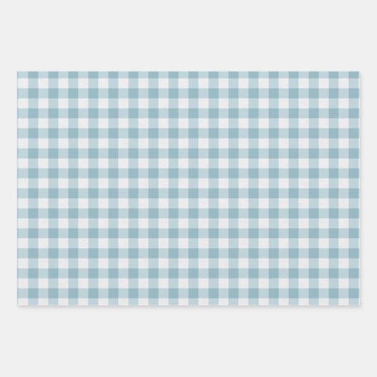Pastel Gingham Inpakpapier Vel (Voorkant)
