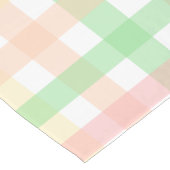 Pastel Gingham Korte Tafelloper (Hoek)