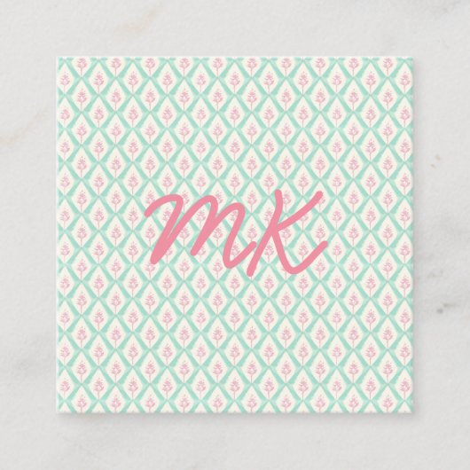 Pastel Girly Cartes de visite (Devant)