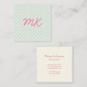 Pastel Girly Visitekaartjes