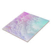 Pastel Glitch Tegeltje (Zijkant)