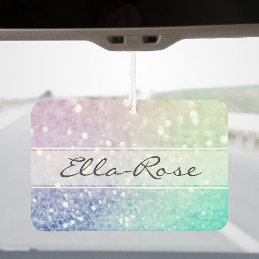 Pastel Glitter Bokeh BackgroundGlam Elegant Glitte Luchtverfrisser