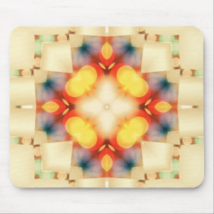 Pastel gloed binnenin lichtmousepad muismat