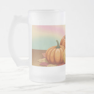 Pastel Glossy Pumpkins Frosted Mok