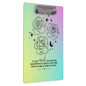 Pastel Glow Up Clipboard Klembord (Rechts)