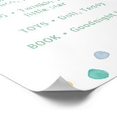 Pastel Goat 1st Birthday Milestone Poster (Hoek)