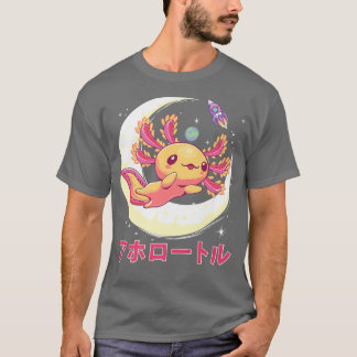 Pastel Goth Cute Axolotl Kawaii Japanese Anime Aes T-shirt