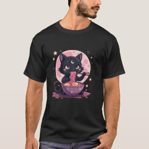 Pastel Goth Esthetiek Kawaii Griezelijke Kat Die R T-shirt