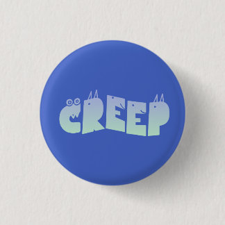 Pastel Goth Griezels Monster Griezels Letters Ronde Button 3,2 Cm