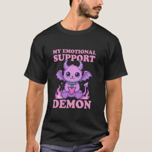 Pastel Goth Mijn Emotionele Ondersteuning Demon Nu T-shirt