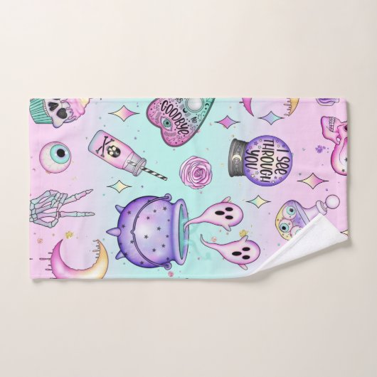 pastel goth motif (Serviette à main)