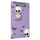 Pastel Goth Skull in Teacup Klembord (Rechts)