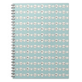 Pastel Goth Skuls Carnet vert (Devant)