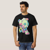Pastel Goth Teddy Bear T-shirt (Voorkant volledig)